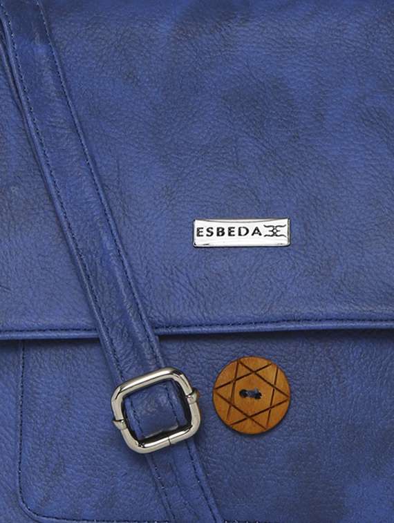 blue leatherette sling bag - 11808287 -  Standard Image - 3