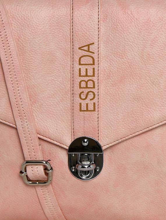 pink leatherette sling bag - 11808289 - Standard Image - 3