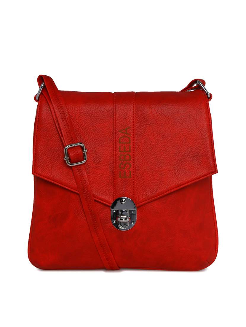 red leatherette sling bag - 11808290 - Zoom Image - 0
