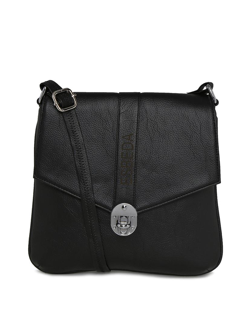 black leatherette sling bag - 11808291 - Zoom Image - 0