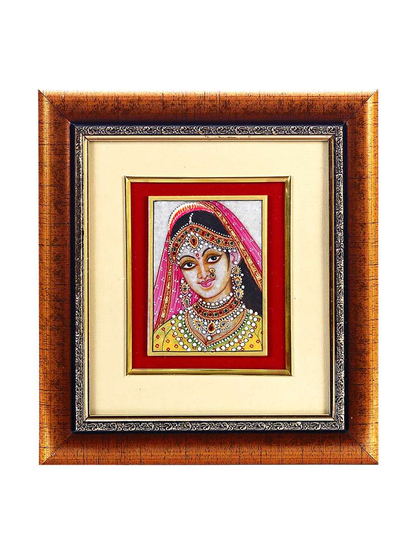 multicolored princess marble wall painting