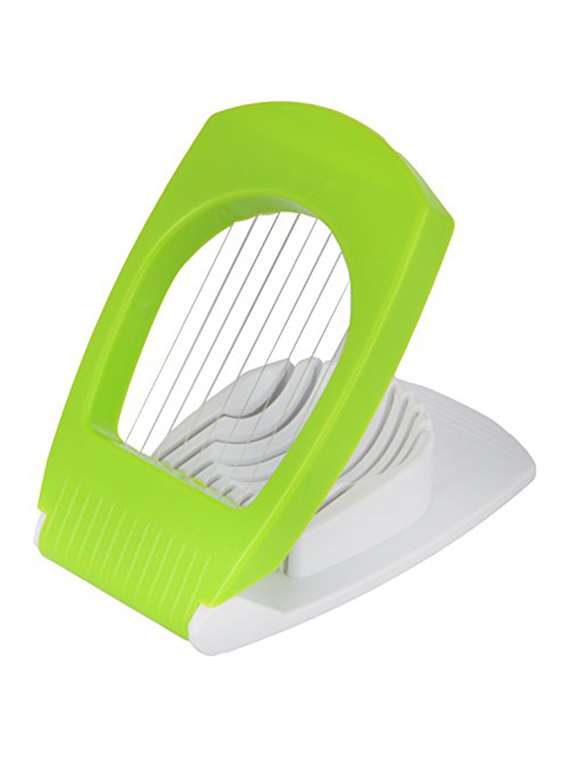 multi colored plastic egg cutter
