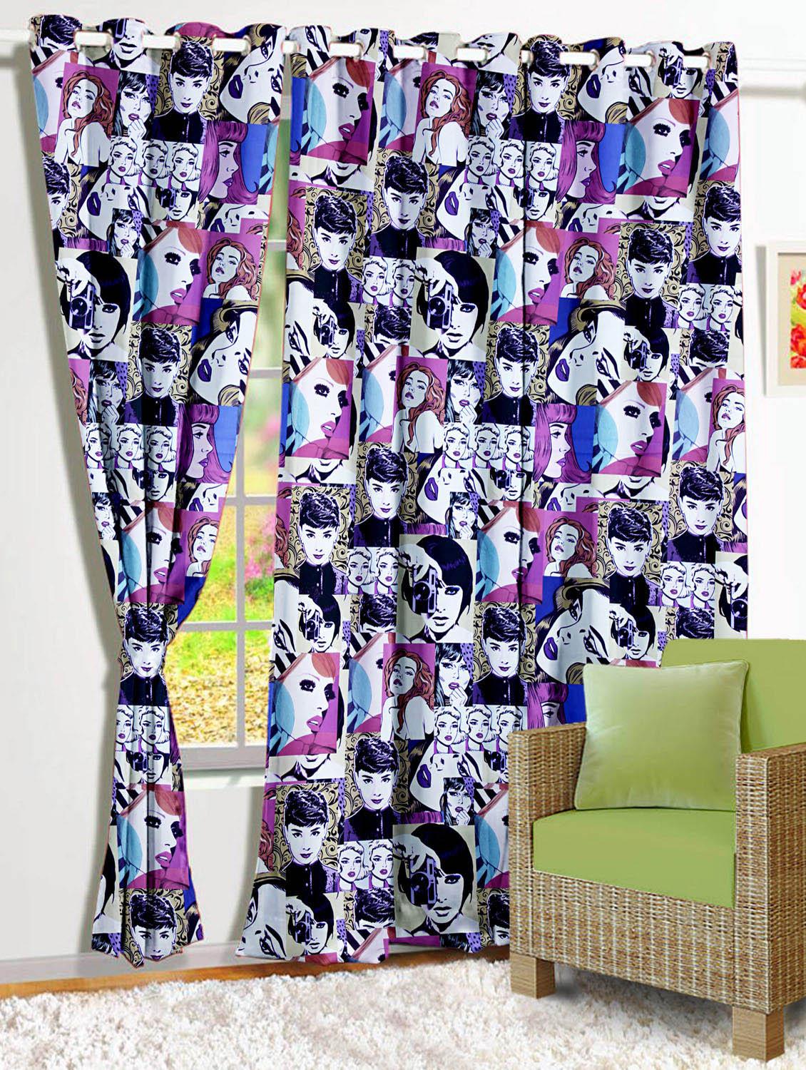 Story Home Purple Satin Window Curtains By Online Story Home Purple Satin Window Curtains By Online Ping For In India 1182672