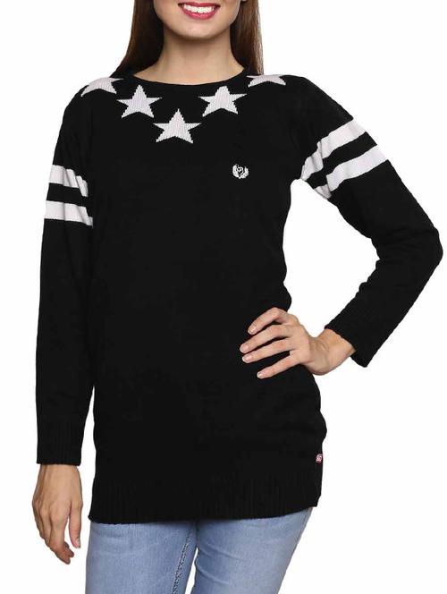black acrylic pullover - 11855107 -  Standard Image - 0