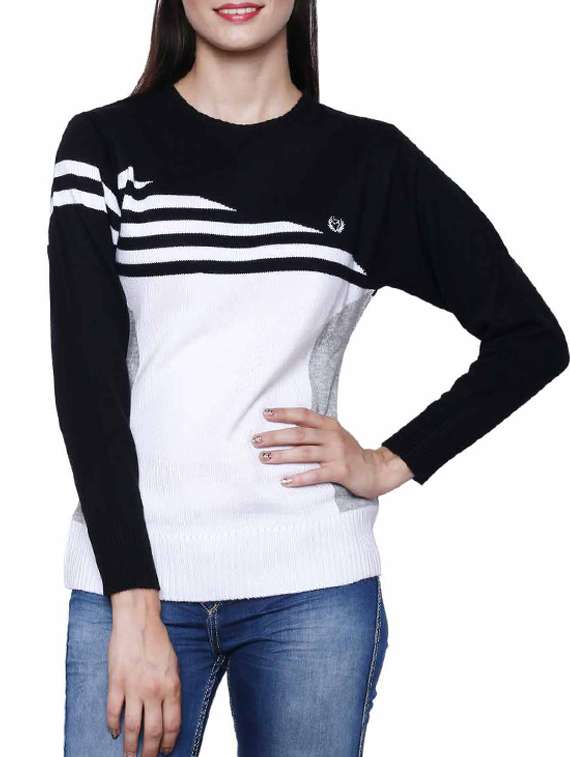 multi color  acrylic pullover - 11855152 -  Zoom Image - 0