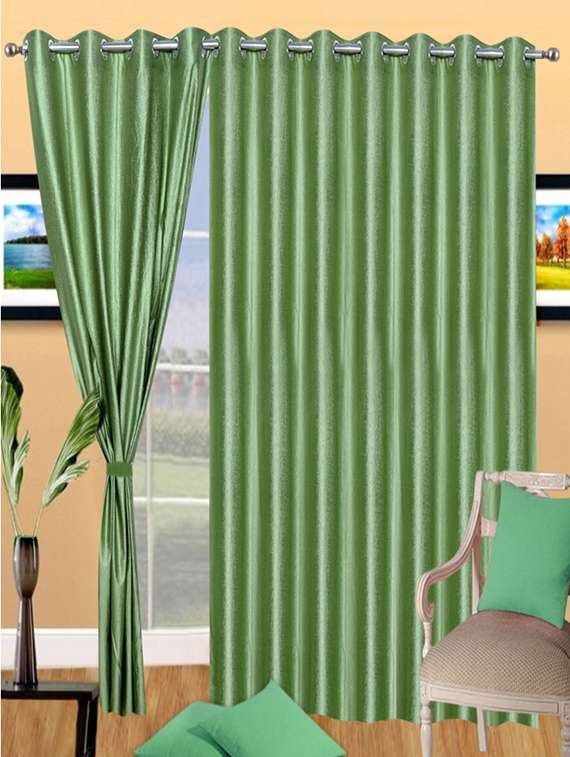 k decor set of 2 beautiful door curtains