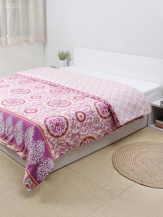 House This The Saaganeri Chintz 100 Cotton 1 Duvet Cover Pink House This The Saaganeri Chintz 100 Cotton 1 Duvet Cover Pink By Ping For Quilt Covers In India 11856261