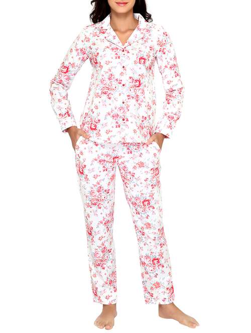 pink fleece nighware set - 11875046 -  Standard Image - 0
