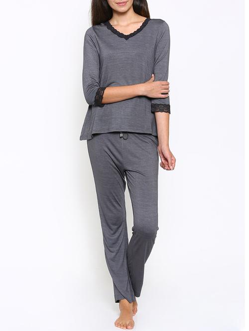 grey viscose coord - 11875175 - Standard Image - 0
