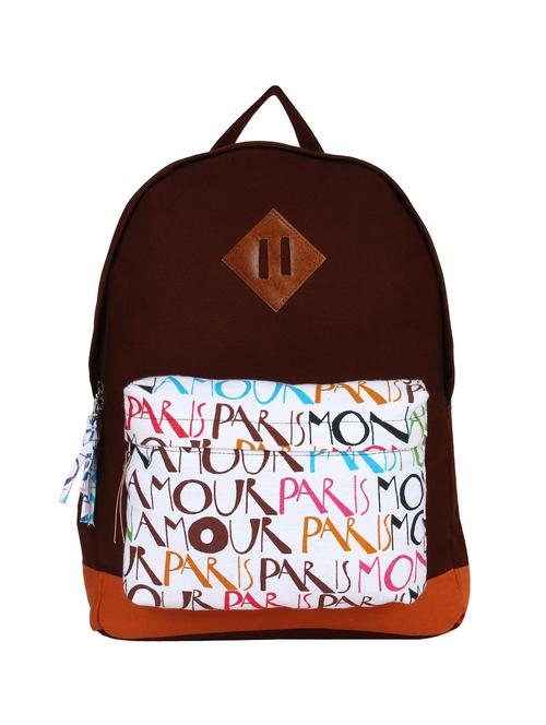 brown canvas backpack - 11875202 - Standard Image - 0