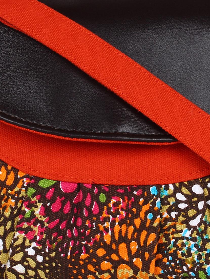 orange canvas sling bag - 11875216 -  Standard Image - 3