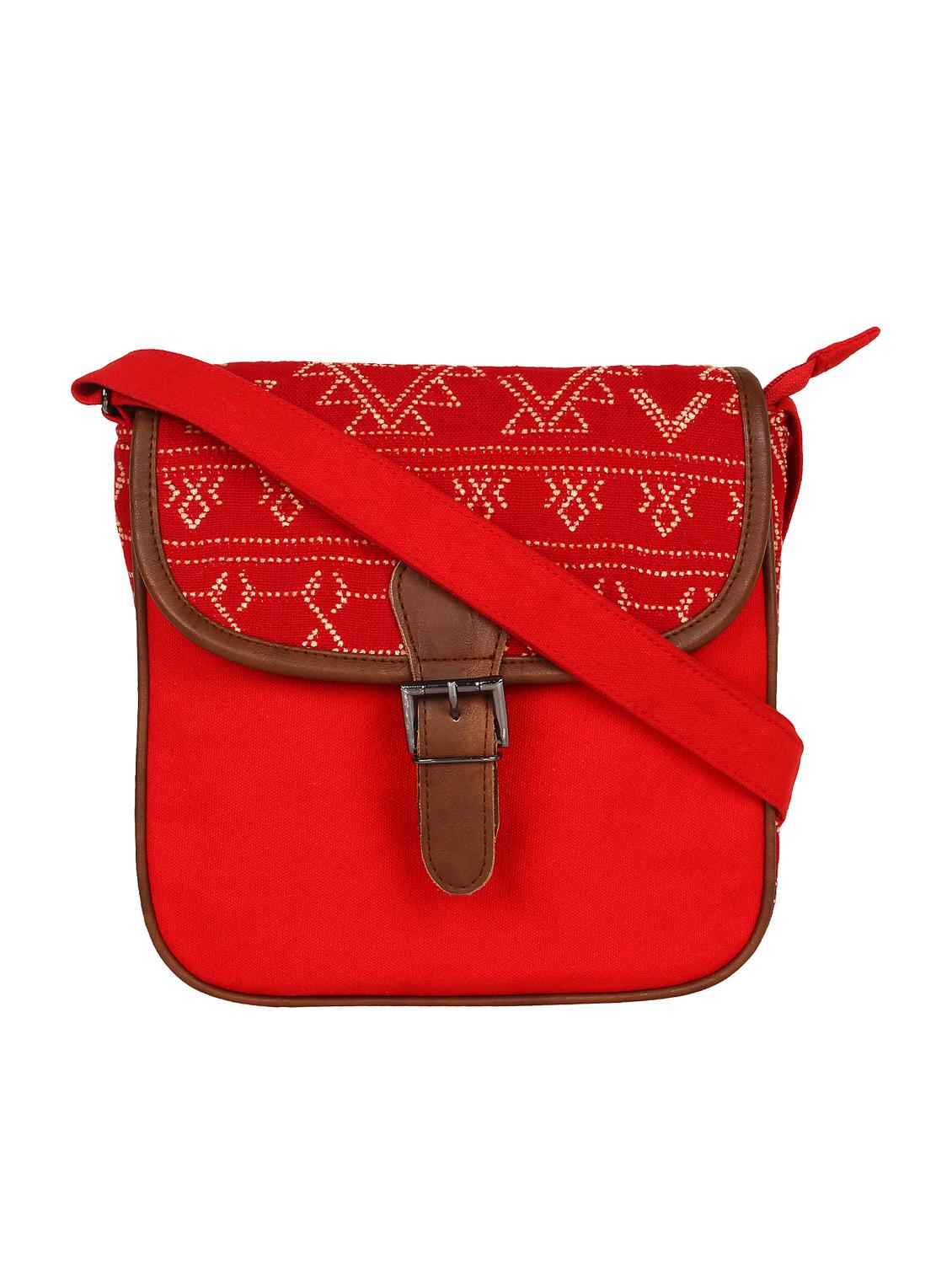 red canvas sling bag - 11875220 - Zoom Image - 0