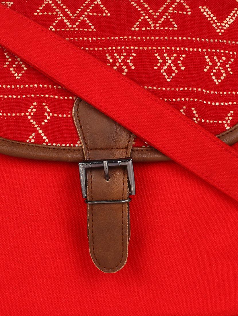 red canvas sling bag - 11875220 - Standard Image - 3