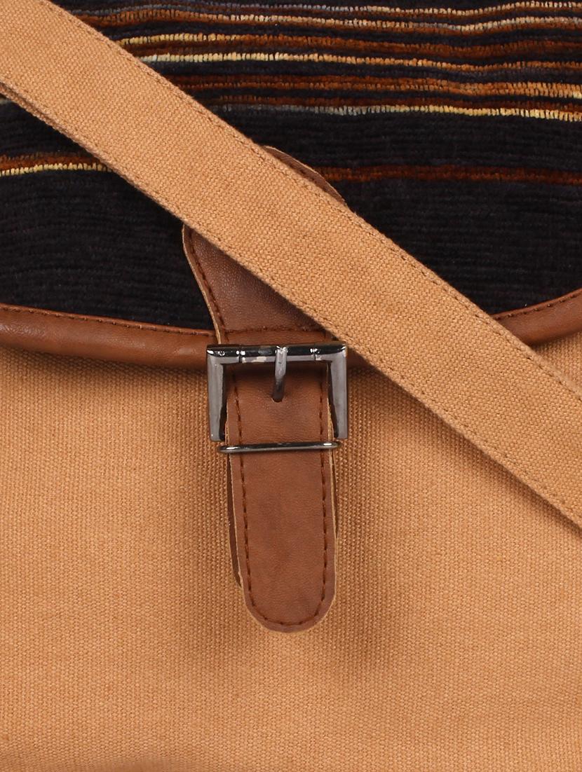 multi canvas sling bag - 11875221 - Standard Image - 3