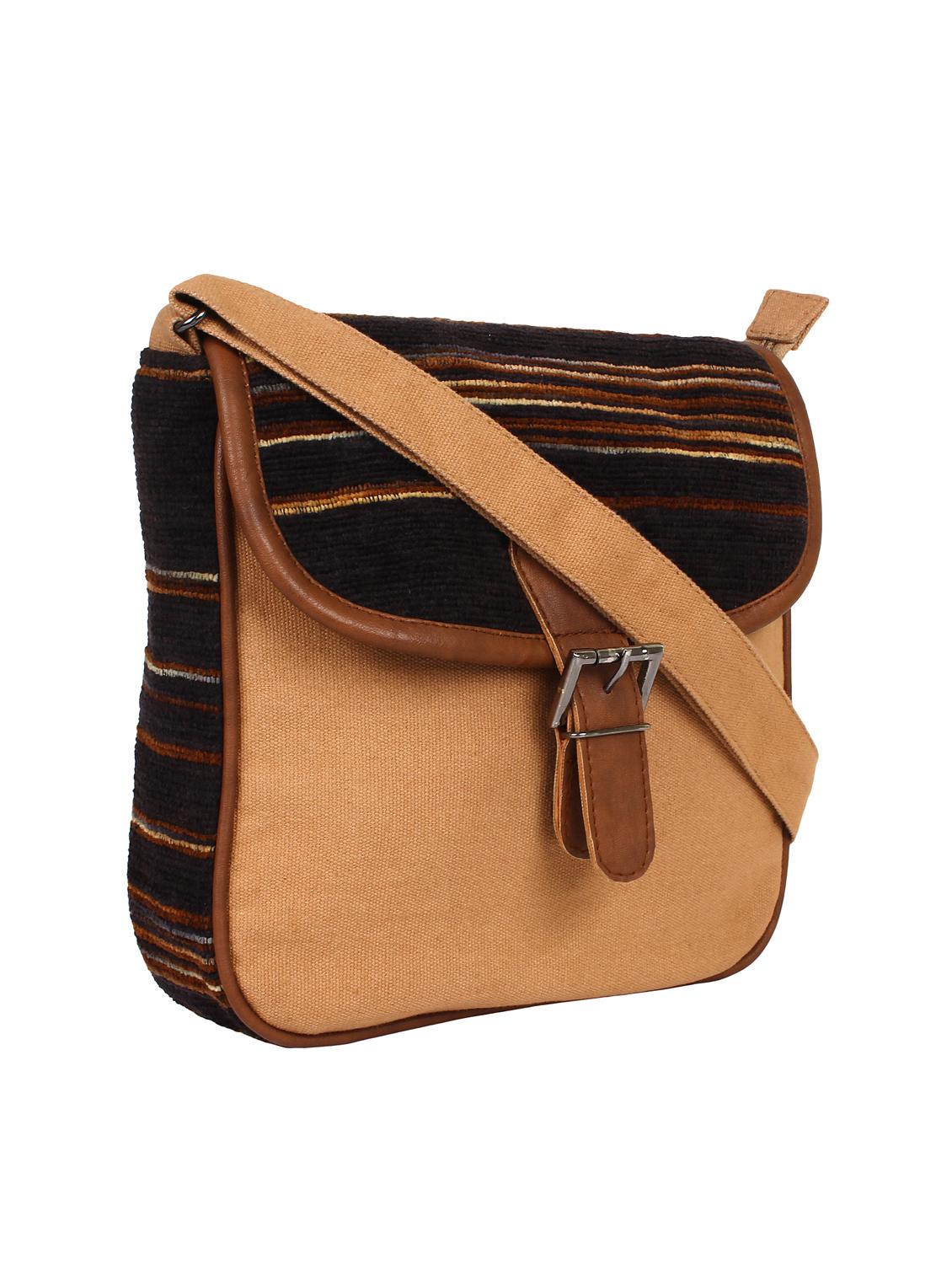 multi canvas sling bag - 11875221 - Standard Image - 5
