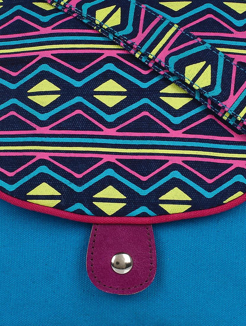 multi printed canvas sling bag - 11875228 - Standard Image - 3