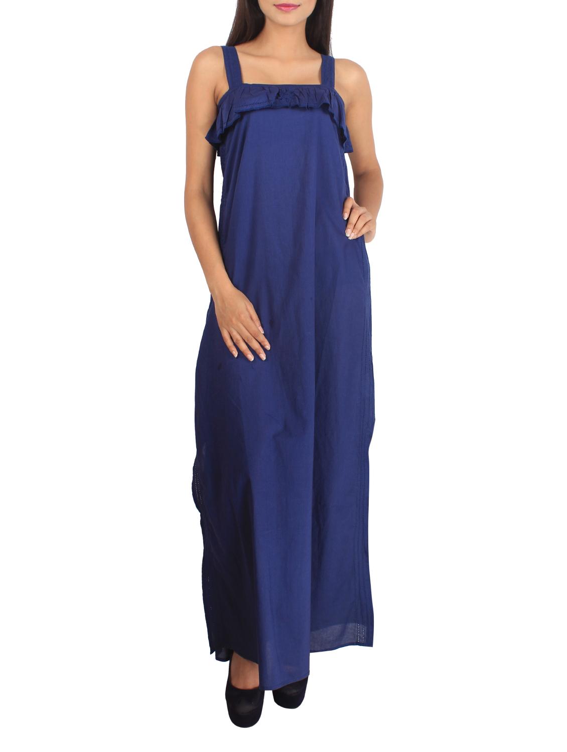blue cotton dress - 11901548 -  Zoom Image - 0