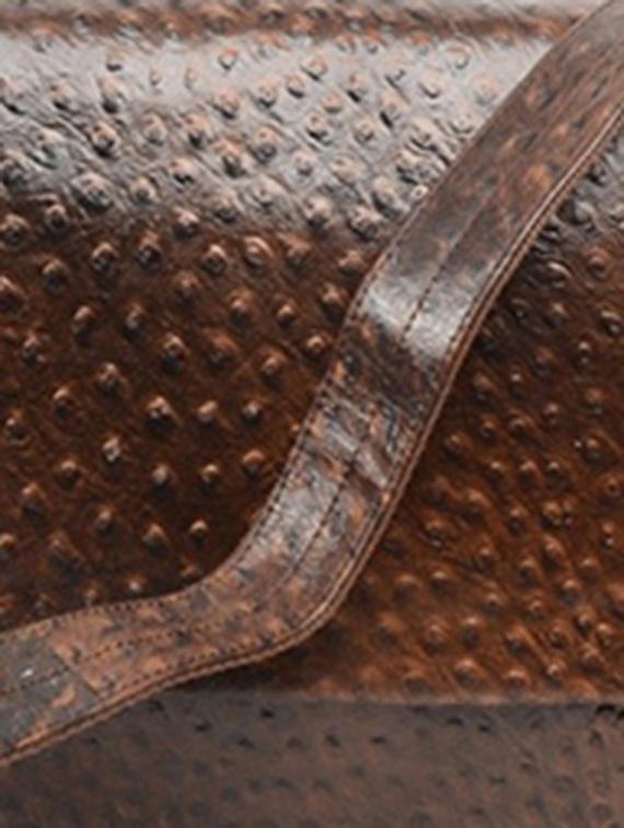 brown leatherette textured sling bag - 11902731 - Standard Image - 3