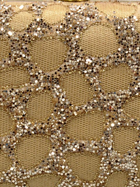 beige cotton clutch - 11912485 - Standard Image - 3
