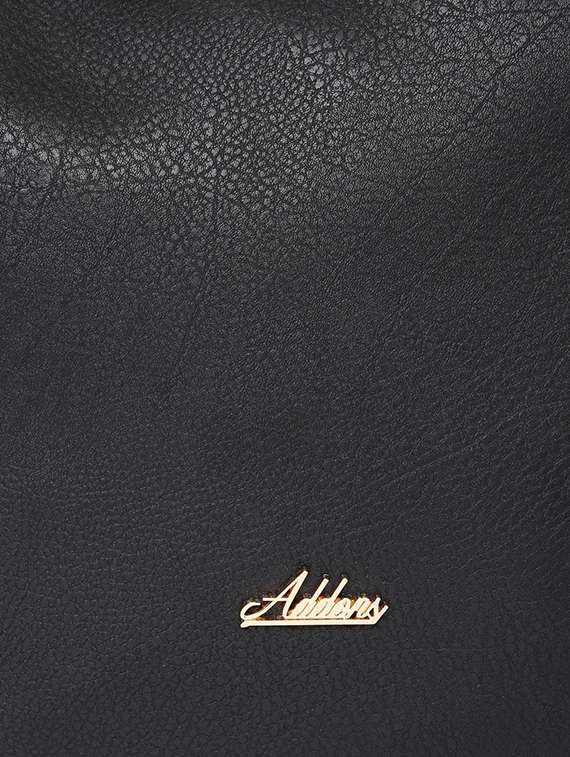 black leatherette handbag - 11921138 - Standard Image - 3