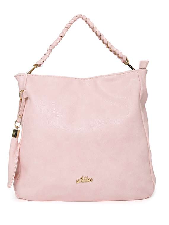 pink leatherette handbag - 11921140 - Zoom Image - 0