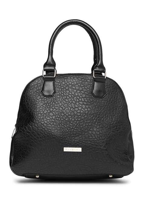 black leatherette textured handbag - 11921150 -  Standard Image - 0