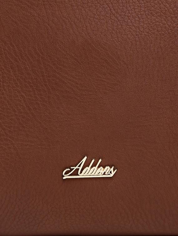 brown leatherette handbag - 11921160 - Standard Image - 3