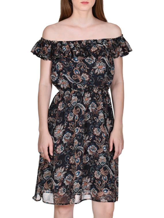 off shoulder blouson dress - 11926912 -  Zoom Image - 0