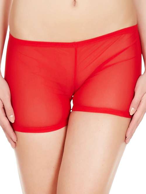 low rise sheer boy shorts - 11951934 - Standard Image - 0