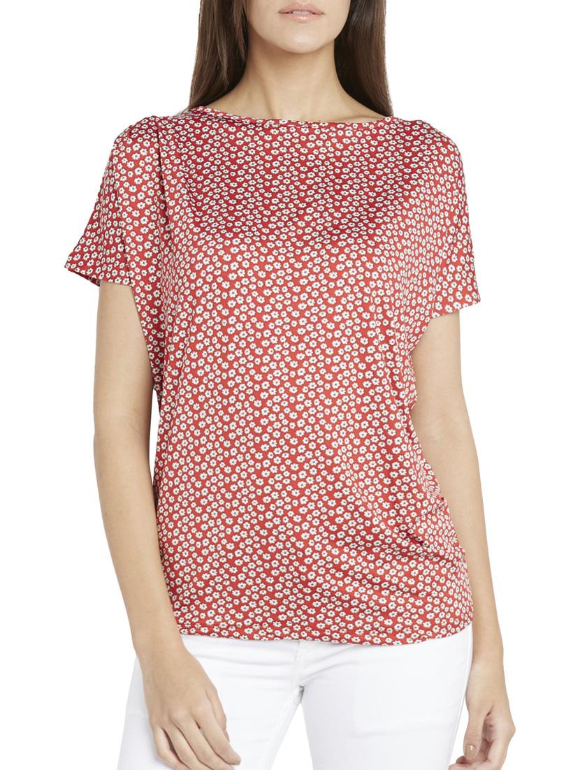 orange floral printed top - 11958419 - Zoom Image - 0