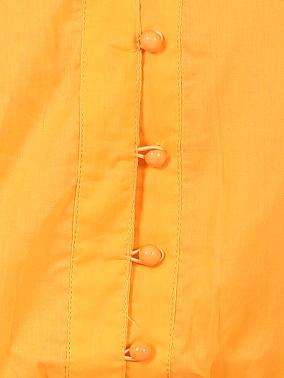 orange cotton romper - 12080660 - Standard Image - 3