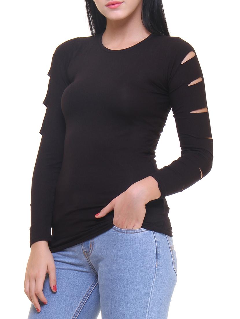 black wool regular pullover - 12082406 - Zoom Image - 0