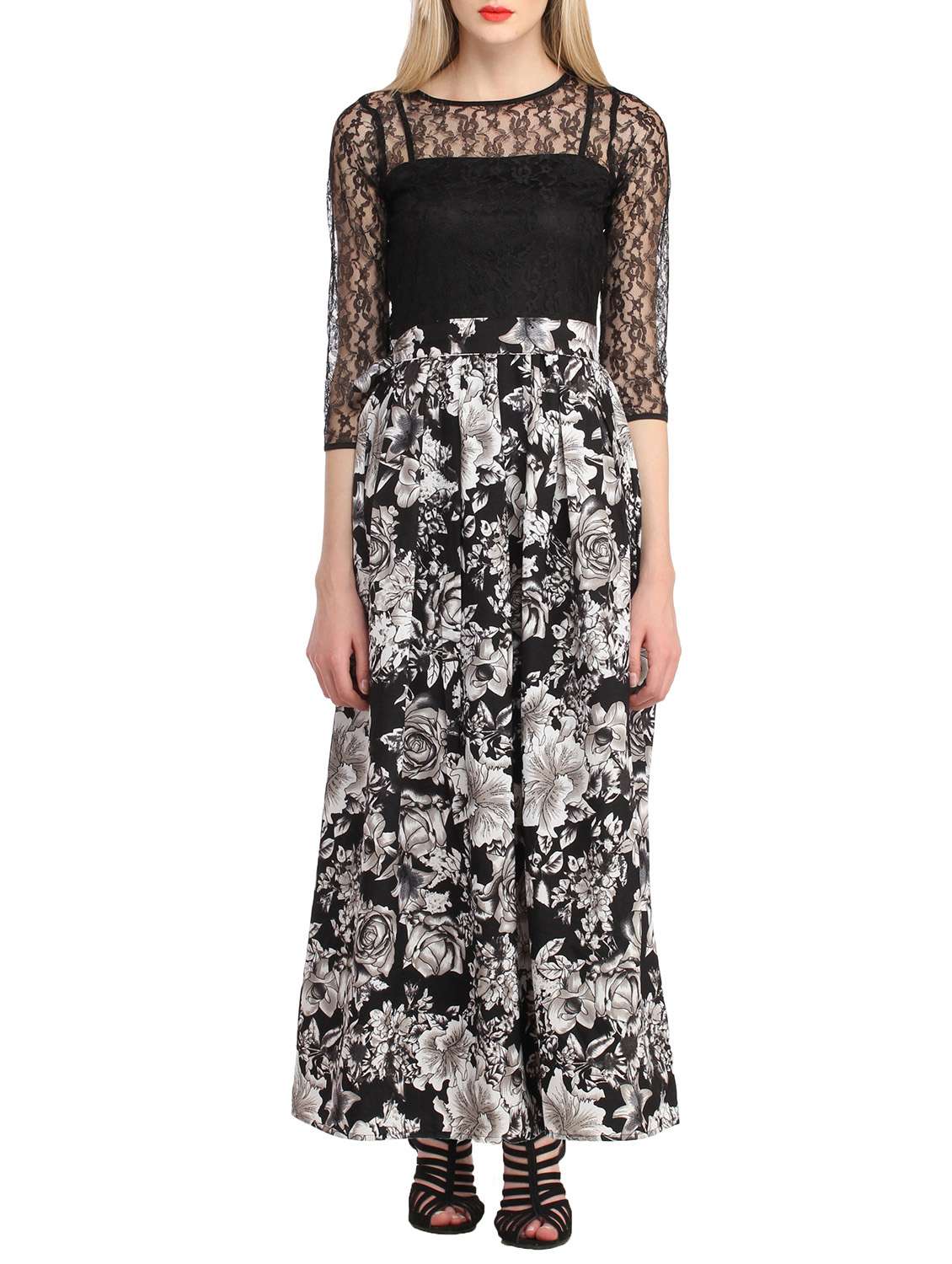 black net maxi