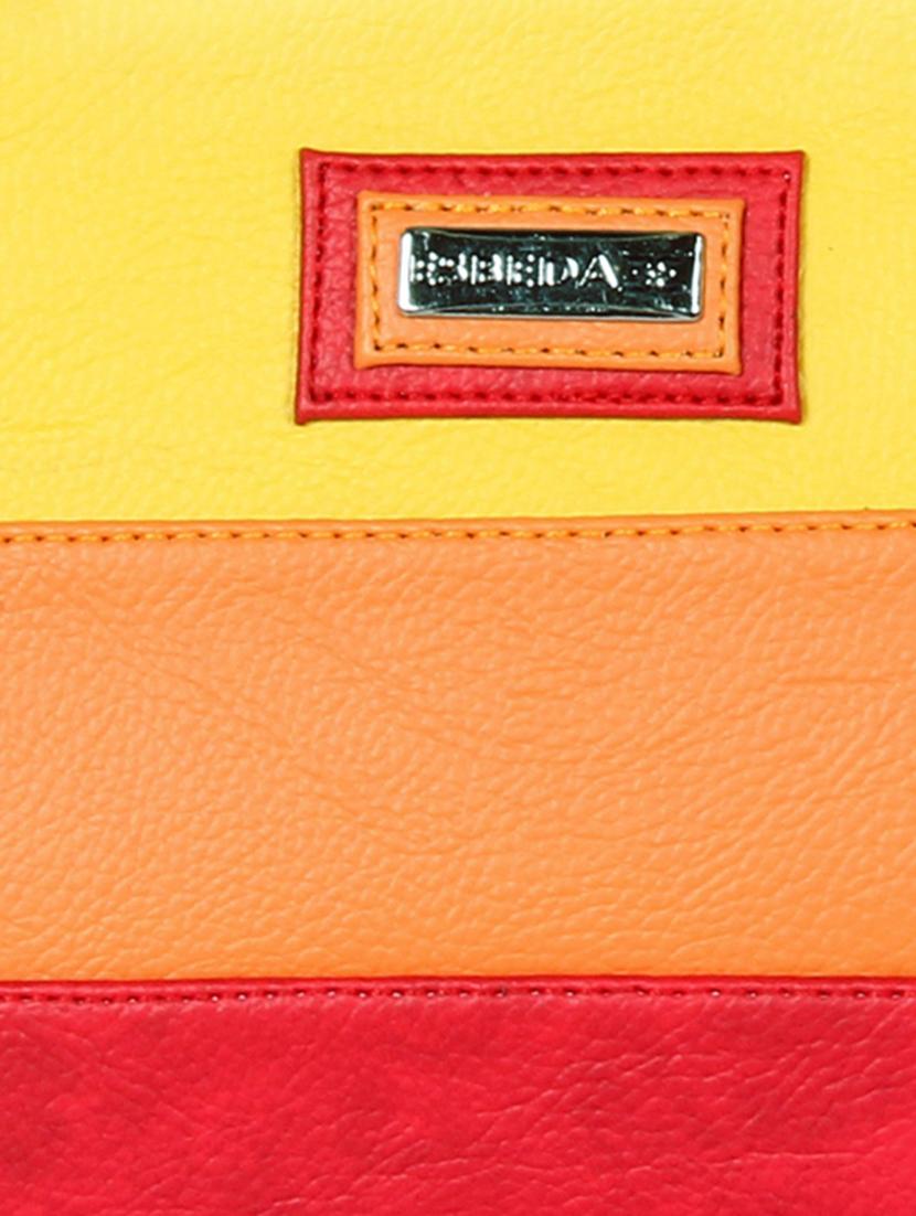yellow leatherette handbag - 12086450 - Standard Image - 3