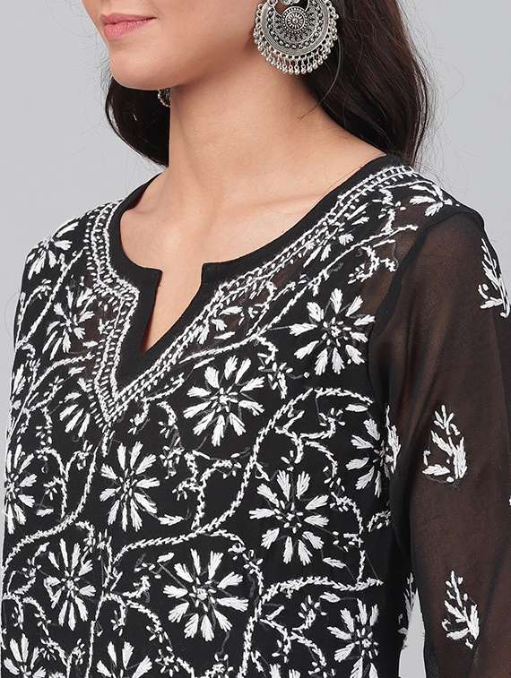 women's straight kurta - 12086636 - Standard Image - 3