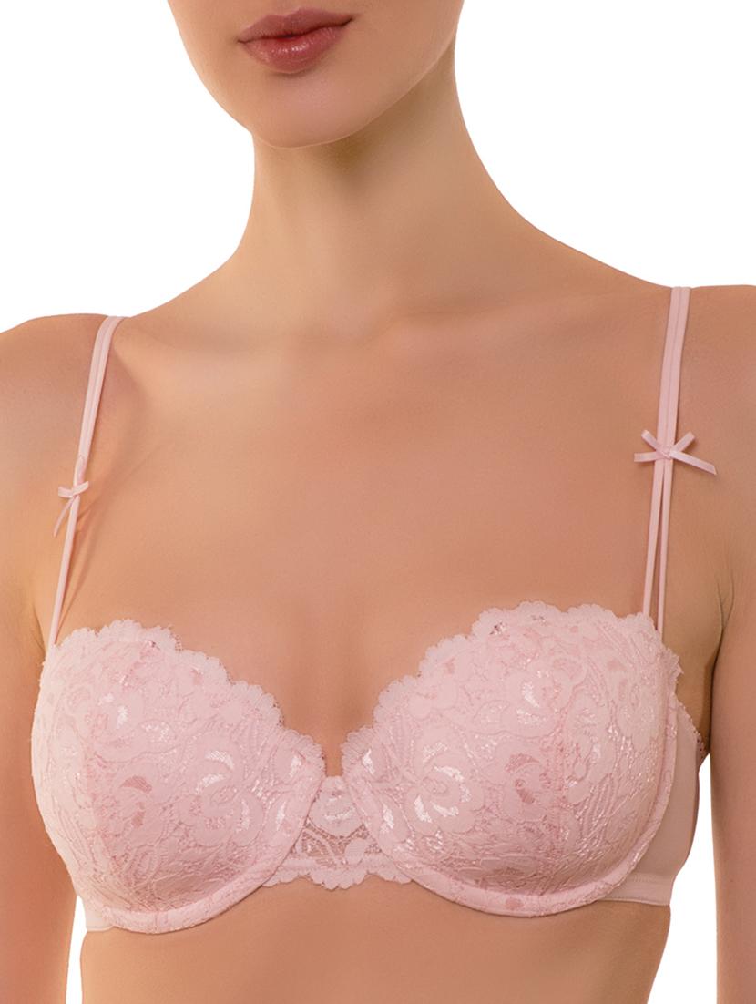 floral laced balconette bra - 12096144 -  Zoom Image - 0
