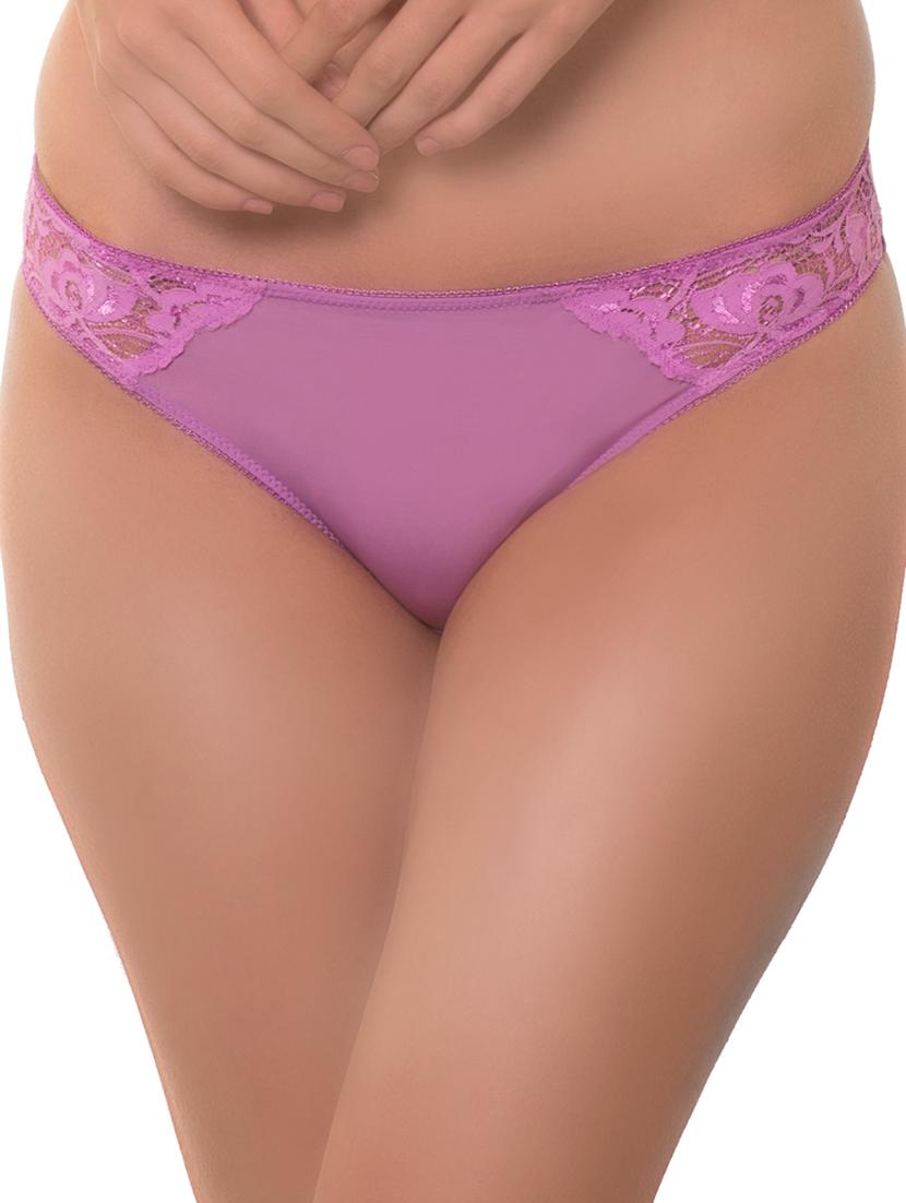 purple nylon bikini panty - 12096169 - Zoom Image - 0