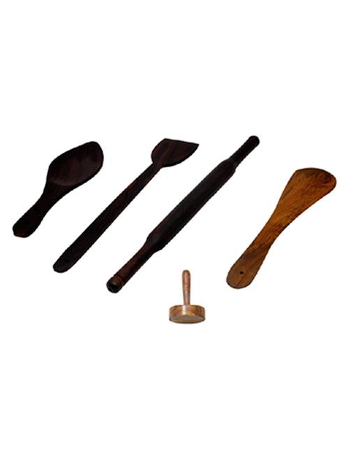 desi karigar wooden kitchn tools set - 12096658 -  Standard Image - 0