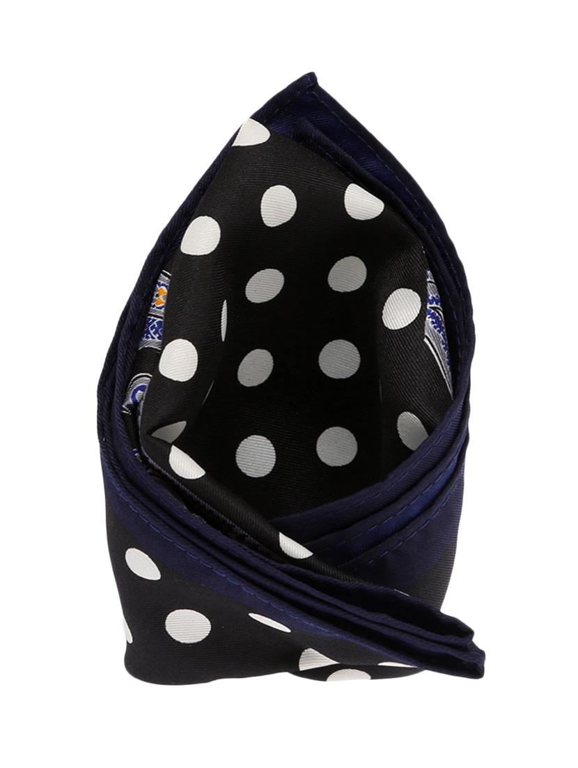 black micro fiber pocketsquare - 12114805 -  Zoom Image - 0