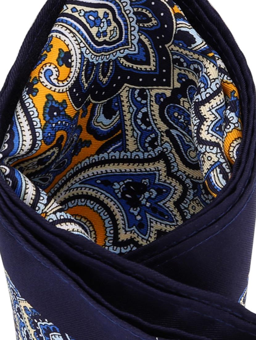 blue micro fiber pocketsquare - 12114811 - Standard Image - 3