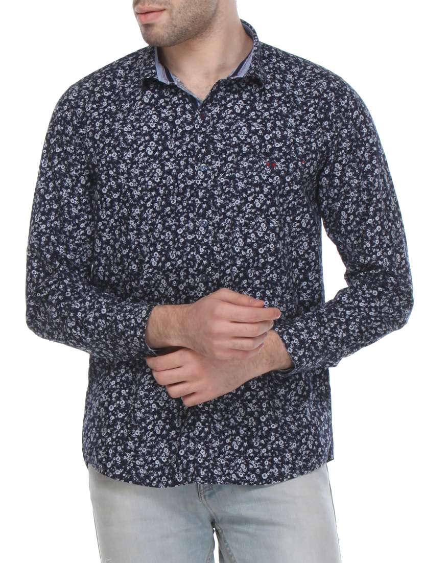 black cotton casual shirt