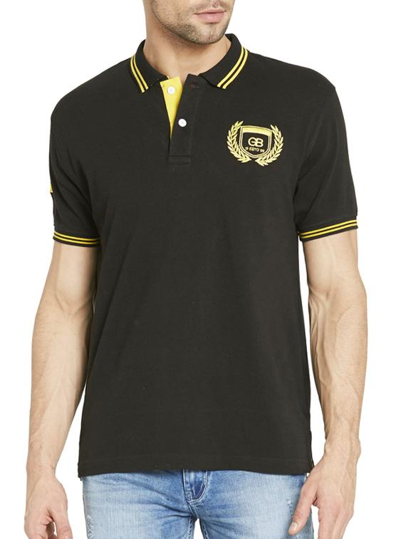 black cotton tshirt - 12154166 - Zoom Image - 0
