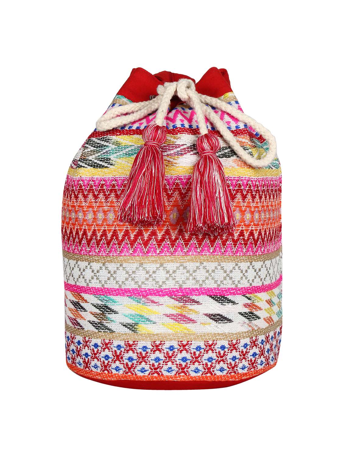 multi cotton backpack - 12155958 - Zoom Image - 0