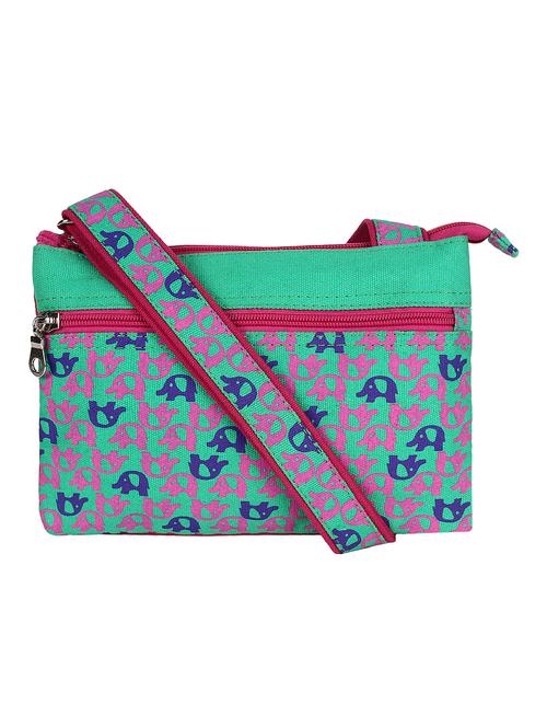 multi printed canvas sling bag - 12155972 -  Standard Image - 0