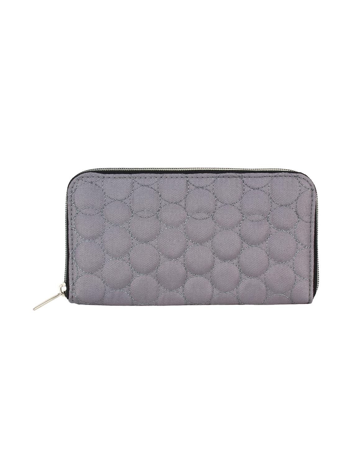 grey polyester wallet - 12155989 -  Zoom Image - 0