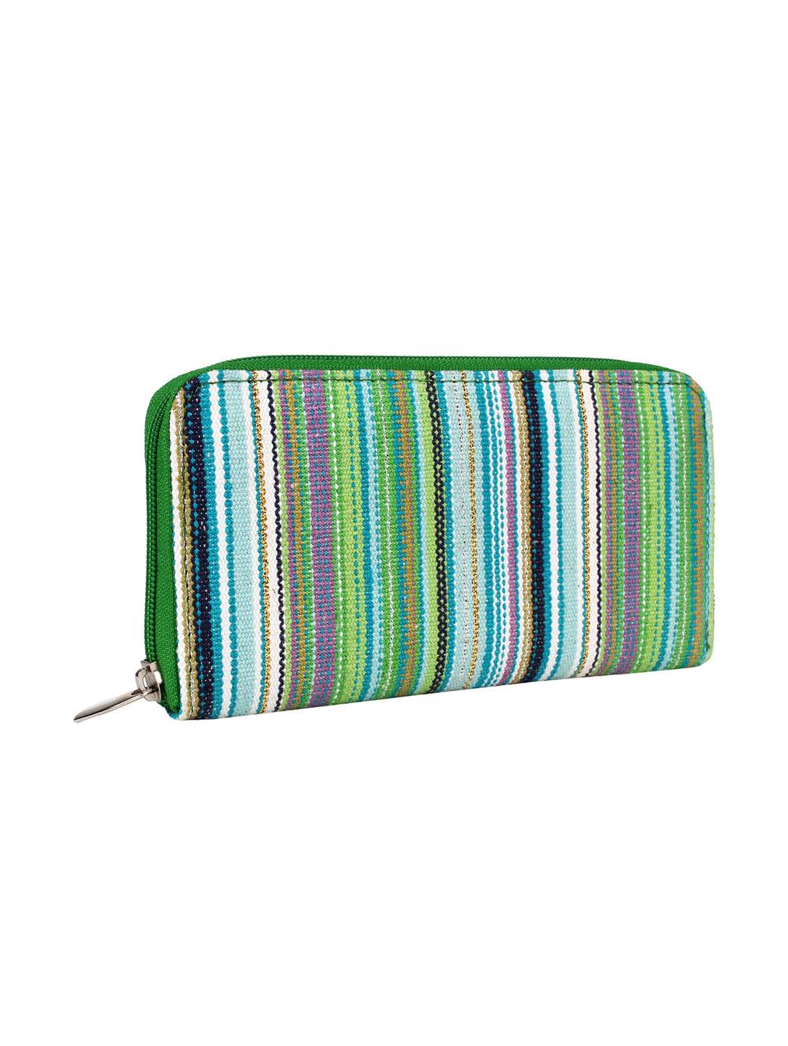 multi striped cotton wallet - 12155995 -  Standard Image - 3