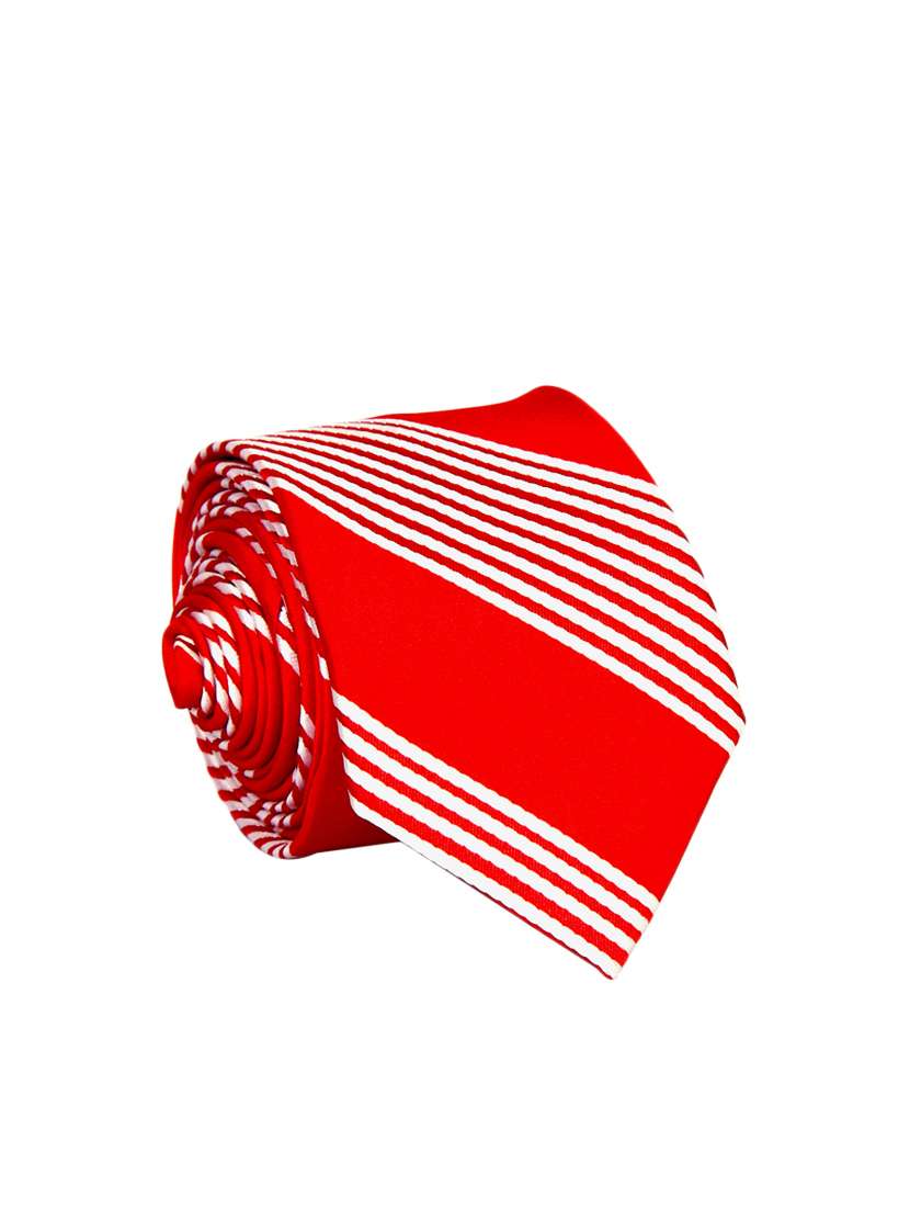 red color, micro fiber neck- tie