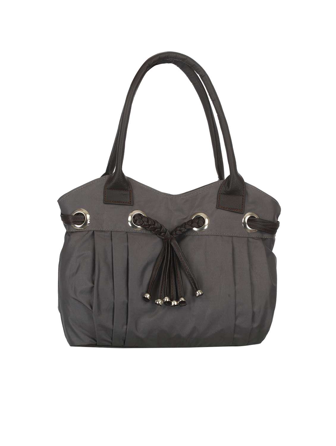 grey canvas handbag - 12160555 - Zoom Image - 0