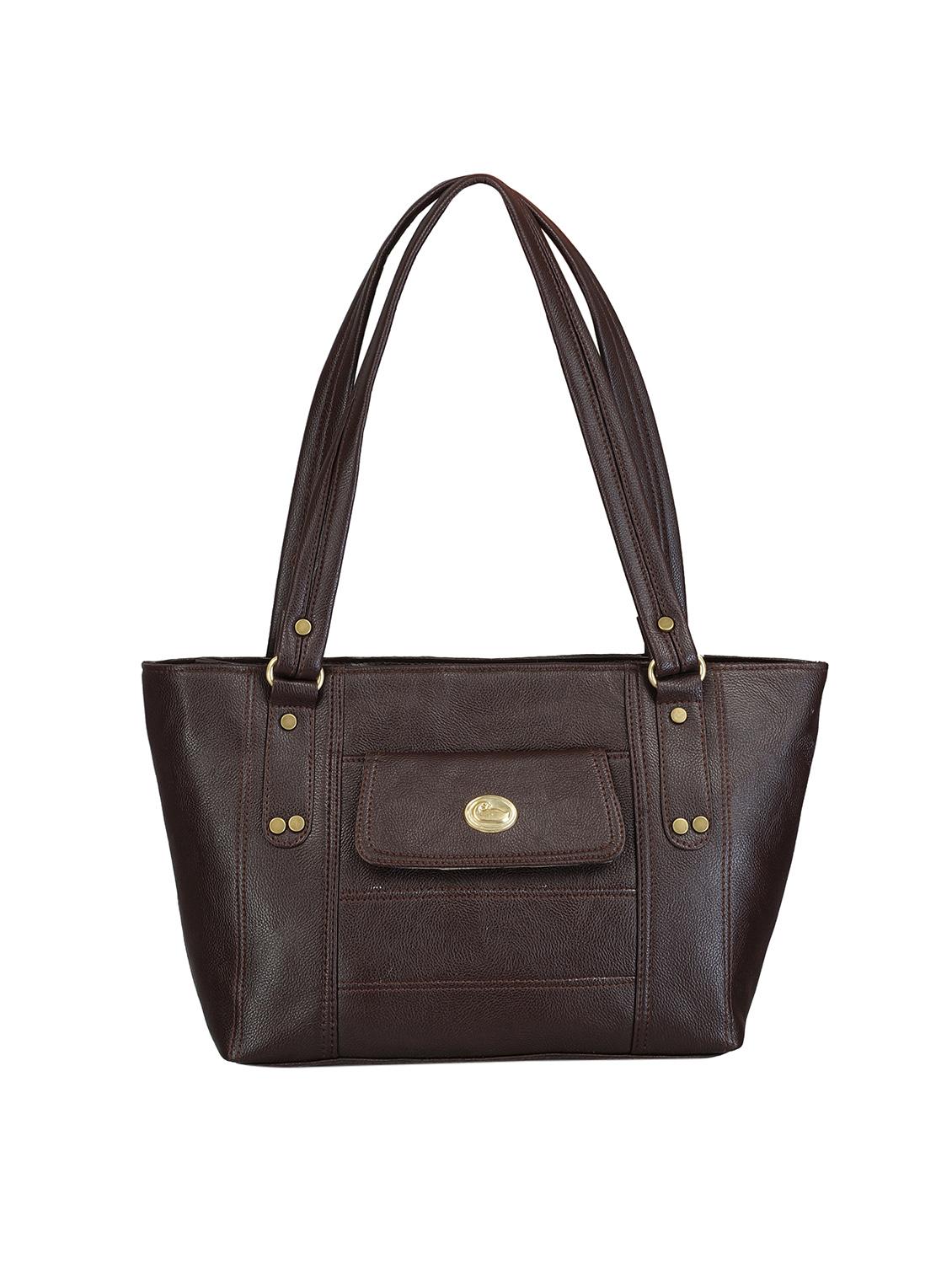 brown leatherette handbag - 12160561 - Zoom Image - 0