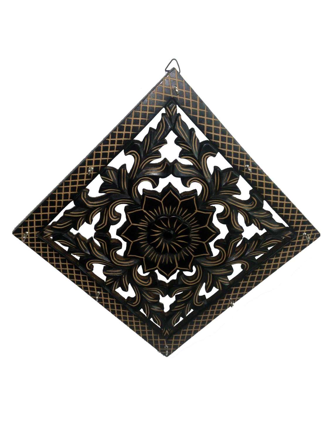 black wooden  key holder